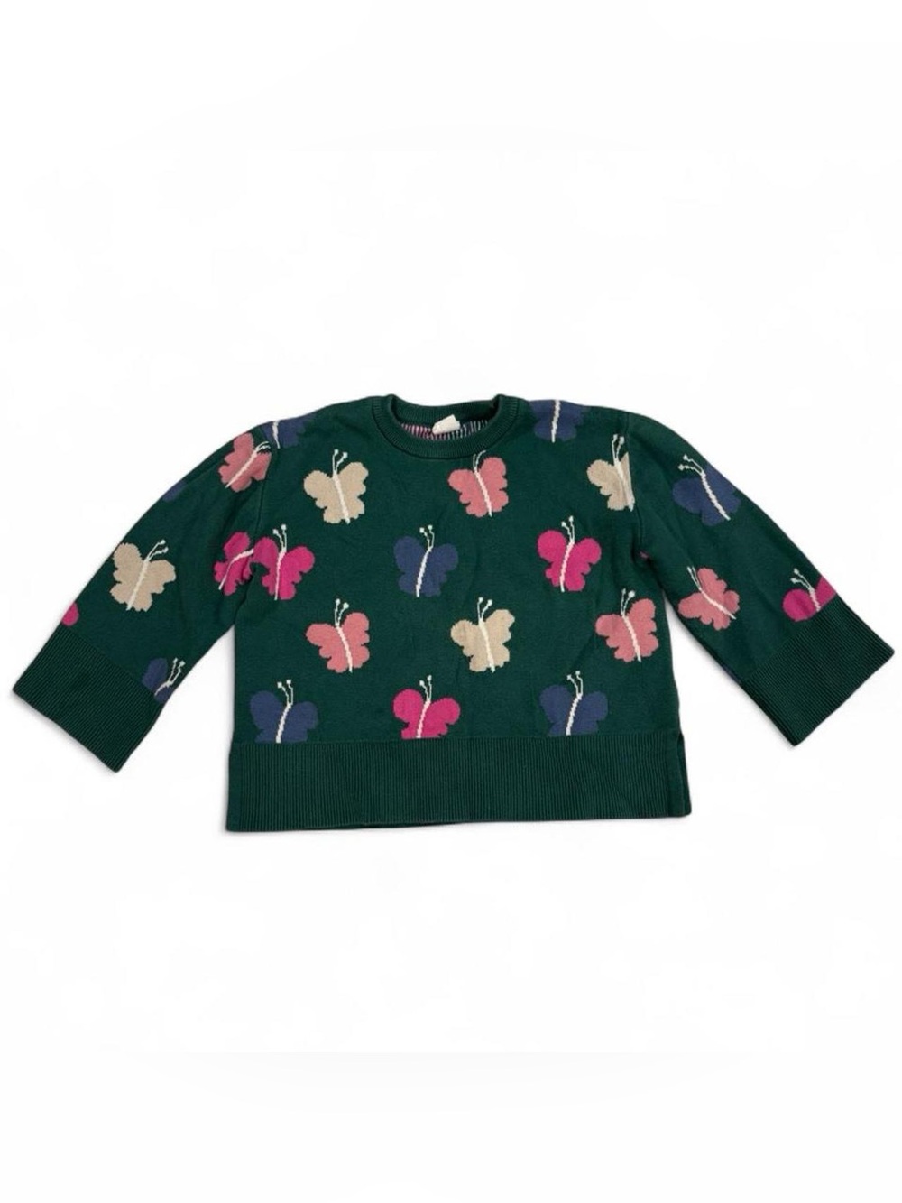 Gap green butterfly sweater